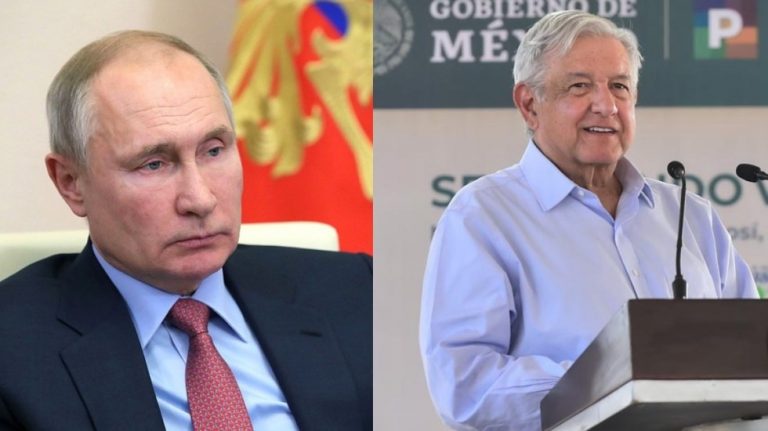 López Obrador conversará el lunes con Vladimir Putin