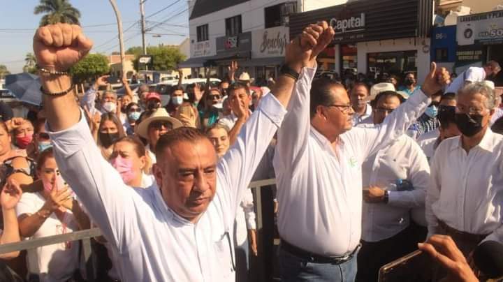 Marcos Osuna y Mingo Vázquez unen manifestaciones en el CME de Ahome